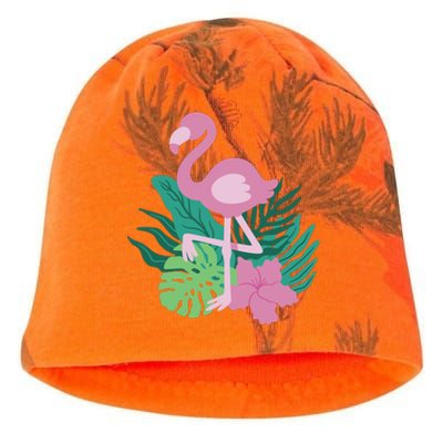 Tropical Flamingo Kati - Camo Knit Beanie