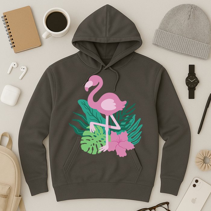 Tropical Flamingo Hoodie