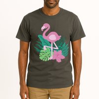 Tropical Flamingo Tall T-Shirt