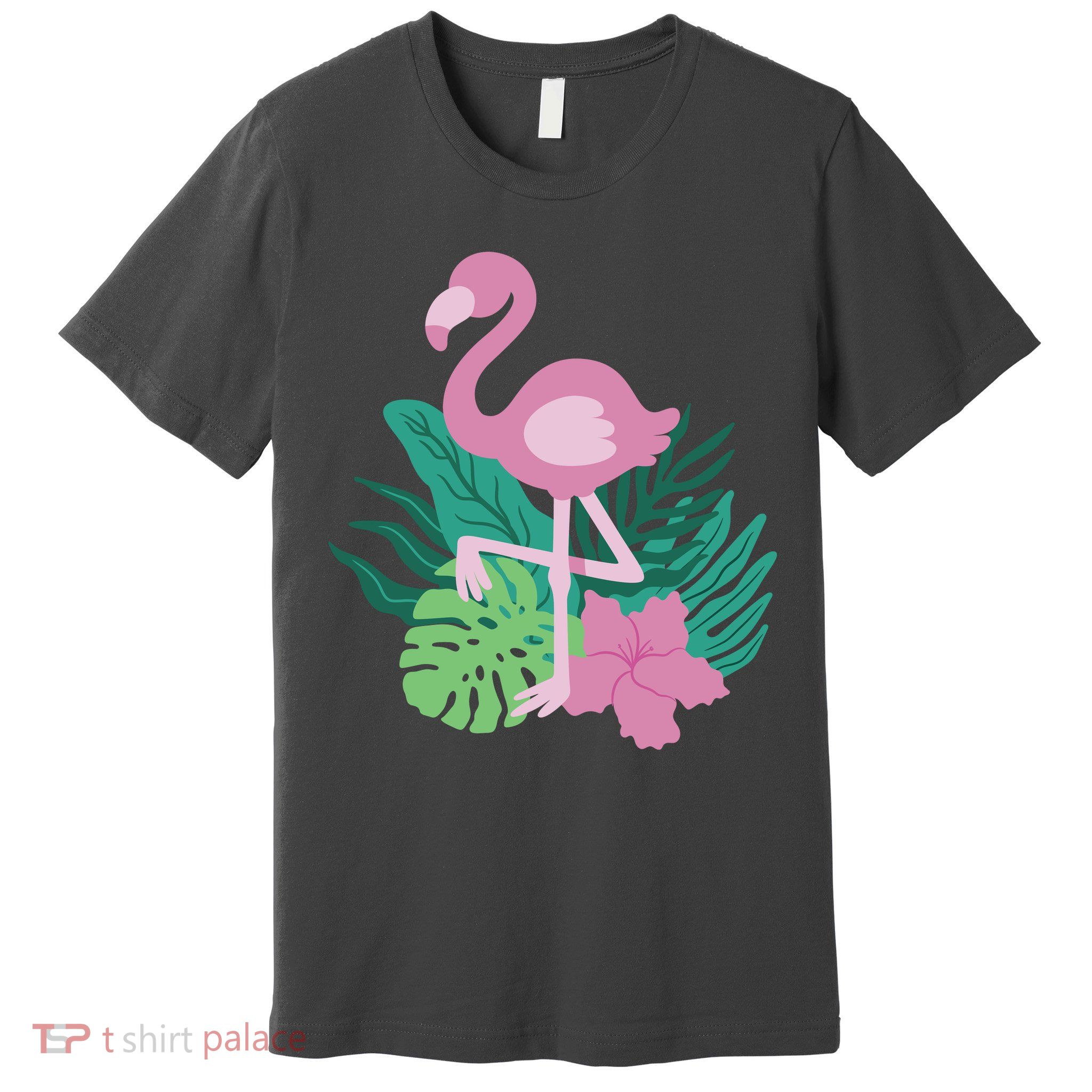 Tropical Flamingo Premium T-Shirt