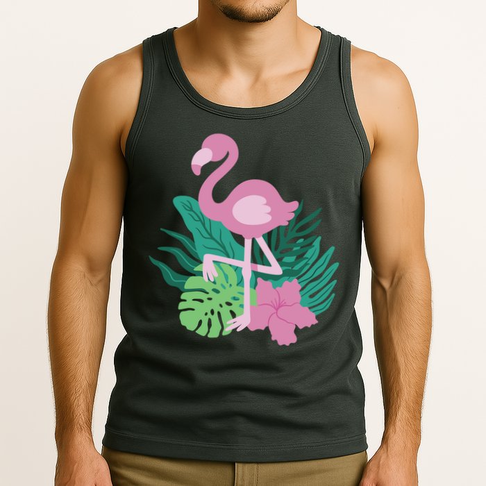 Tropical Flamingo Tank Top