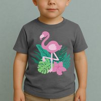 Tropical Flamingo Toddler T-Shirt