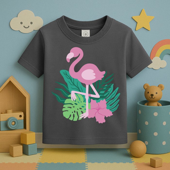 Tropical Flamingo Toddler T-Shirt