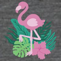 Tropical Flamingo Toddler T-Shirt
