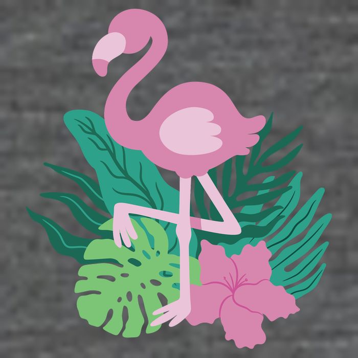 Tropical Flamingo Toddler T-Shirt