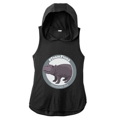 Team Fiona Ladies PosiCharge Tri-Blend Wicking Draft Hoodie Tank