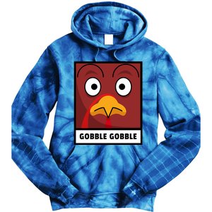 Thanksgiving Funny Turkey Gobble Gobble Gift Tie Dye Hoodie