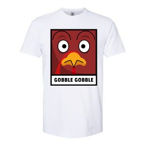 Thanksgiving Funny Turkey Gobble Gobble Gift Softstyle CVC T-Shirt