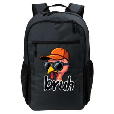 Turkey Face Thanksgiving Bruh Daily Commute Backpack