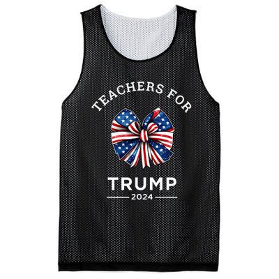 Teachers For Trump 2024 Us Presidential Election Campaign Mesh Reversible Basketball Jersey Tank