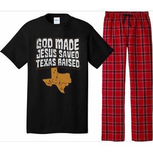 Texas For Texans God Made Jesus Saved Texas Raised Pajama Set