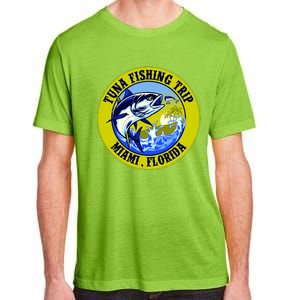 Tuna Fishing Trip Miami Florida Adult ChromaSoft Performance T-Shirt