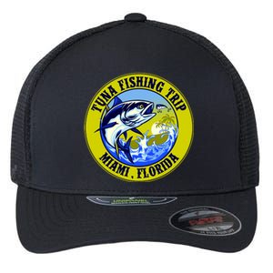 Tuna Fishing Trip Miami Florida Flexfit Unipanel Trucker Cap