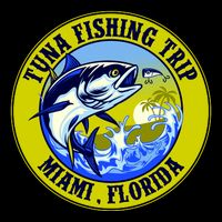 Tuna Fishing Trip Miami Florida V-Neck T-Shirt