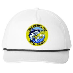 Tuna Fishing Trip Miami Florida Snapback Five-Panel Rope Hat