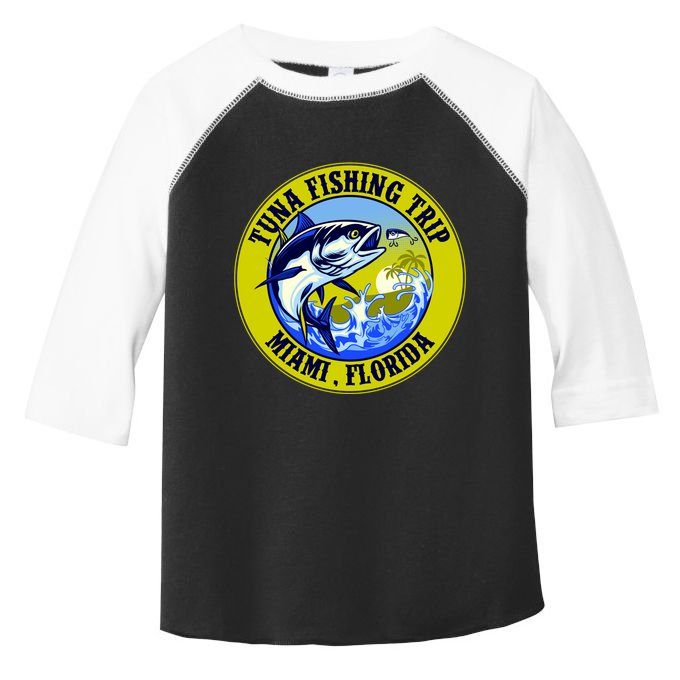 Tuna Fishing Trip Miami Florida Toddler Fine Jersey T-Shirt