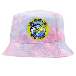 Tuna Fishing Trip Miami Florida Tie-Dyed Bucket Hat