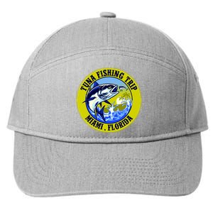 Tuna Fishing Trip Miami Florida 7-Panel Snapback Hat