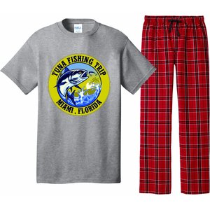 Tuna Fishing Trip Miami Florida Pajama Set