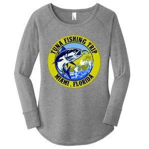 Tuna Fishing Trip Miami Florida Women's Perfect Tri Tunic Long Sleeve Shirt