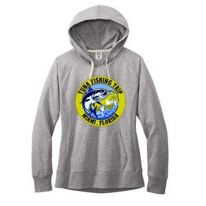 Tuna Fishing Trip Miami Florida Women's Fleece Hoodie