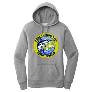 Tuna Fishing Trip Miami Florida Women's Pullover Hoodie