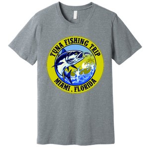 Tuna Fishing Trip Miami Florida Premium T-Shirt