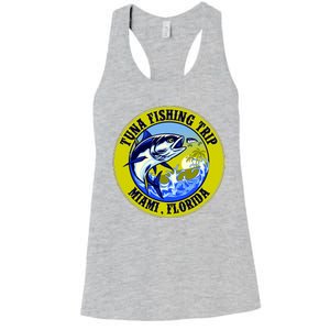 Tuna Fishing Trip Miami Florida Women's Racerback Tank