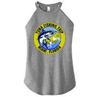 Tuna Fishing Trip Miami Florida Women's Perfect Tri Rocker Tank