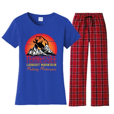 Tennessee Family Trip Making Memories Lookout Mountain Gift Women's Flannel Pajama Set