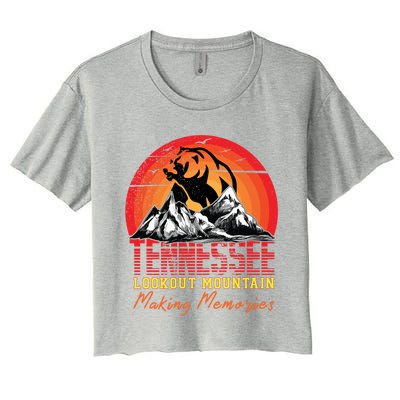 Tennessee Family Trip Making Memories Lookout Mountain Gift Women's Crop Top Tee