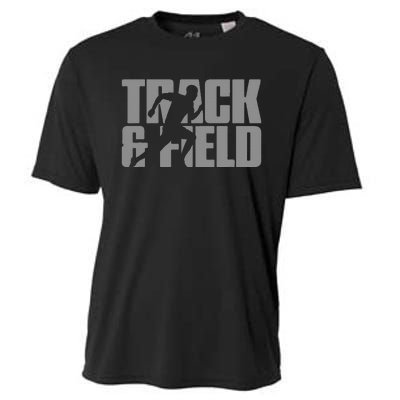 Track & Field Themed Cooling Performance Crew T-Shirt