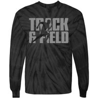 Track & Field Themed Tie-Dye Long Sleeve Shirt