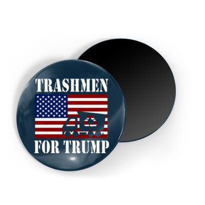 Trashmen For Trump 2024 Funny Election Garbageman Supporters Magnet