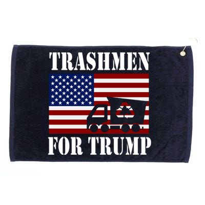 Trashmen For Trump 2024 Funny Election Garbageman Supporters Grommeted Golf Towel