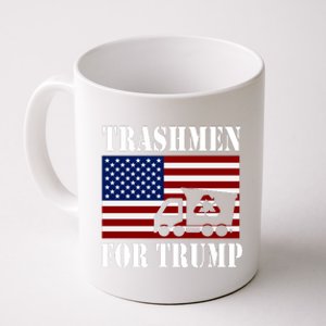 Trashmen For Trump 2024 Funny Election Garbageman Supporters Coffee Mug