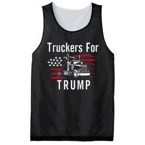 Truckers for Trump 2024 Long Sleeve Mesh Reversible Basketball Jersey Tank