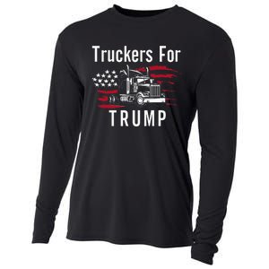 Truckers for Trump 2024 Long Sleeve Cooling Performance Long Sleeve Crew