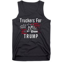 Truckers for Trump 2024 Long Sleeve Tank Top