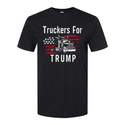 Truckers for Trump 2024 Long Sleeve Softstyle® CVC T-Shirt