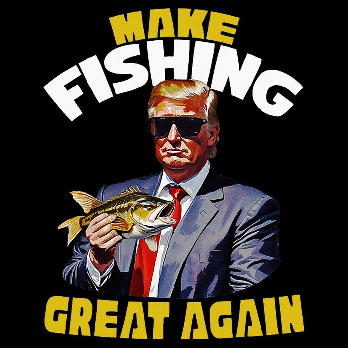 Trout Fishing Trump Fishing Fishermen For Trump Women's Crop Top Tee