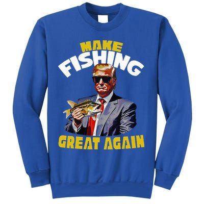 Trout Fishing Trump Fishing Fishermen For Trump Sweatshirt
