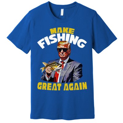 Trout Fishing Trump Fishing Fishermen For Trump Premium T-Shirt