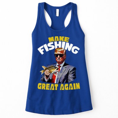 Trout Fishing Trump Fishing Fishermen For Trump Womens Tank Top