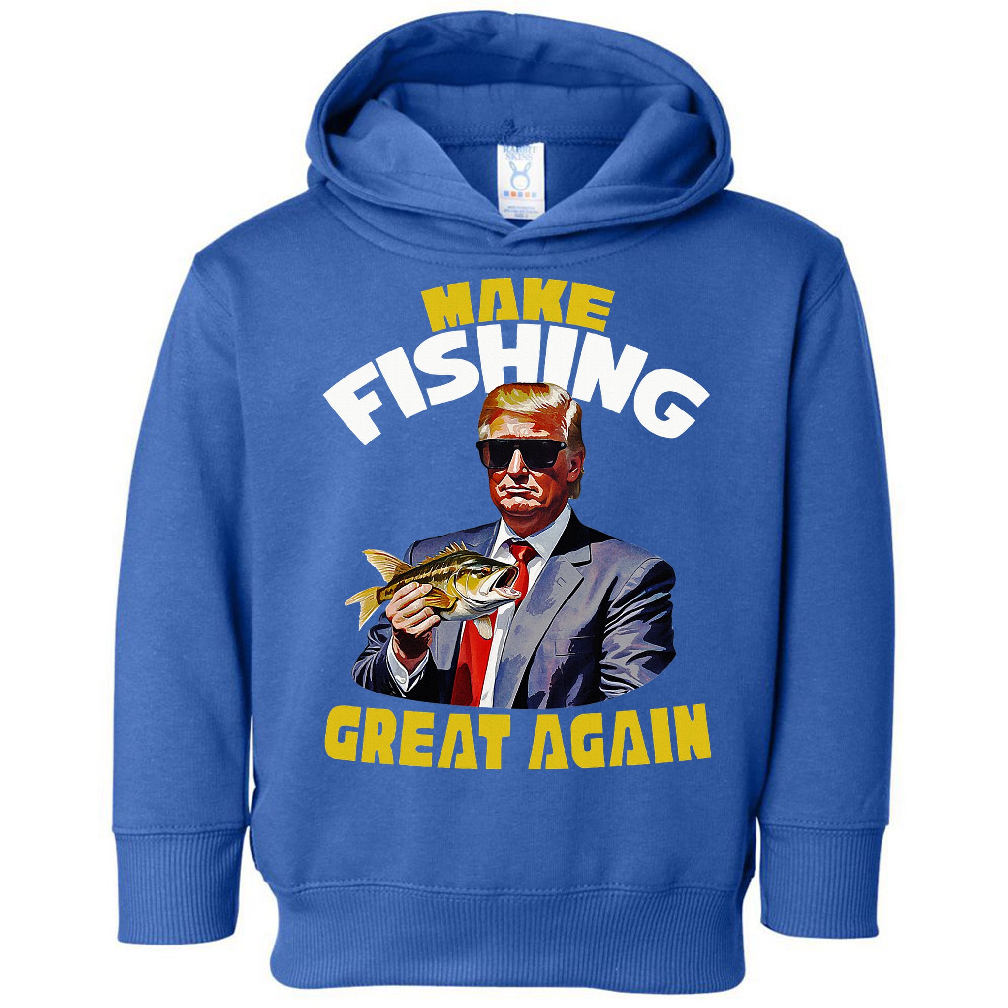 Trout Fishing Trump Fishing Fishermen For Trump Toddler Hoodie