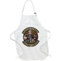 Too Fat To Run Will Fight Instead Overweight Military Full-Length Apron With Pockets