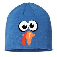 Turkey Face Thanksgiving Costume Silly Family Pilgrim Sustainable Beanie