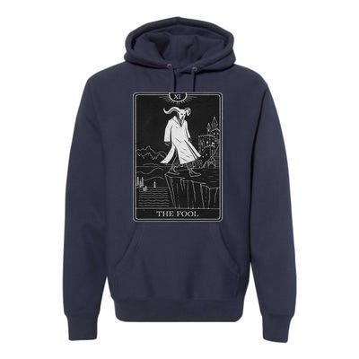 The Fool Tarot Card Devil Premium Hoodie