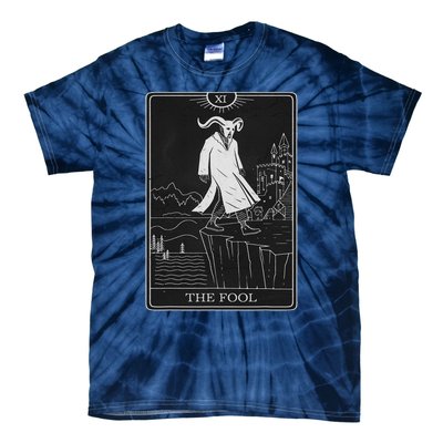 The Fool Tarot Card Devil Tie-Dye T-Shirt