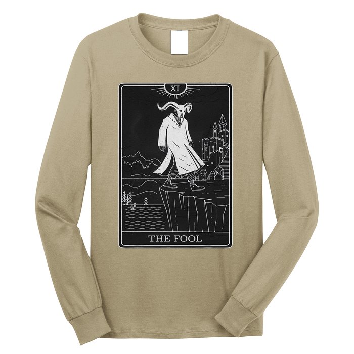 The Fool Tarot Card Devil Long Sleeve Shirt